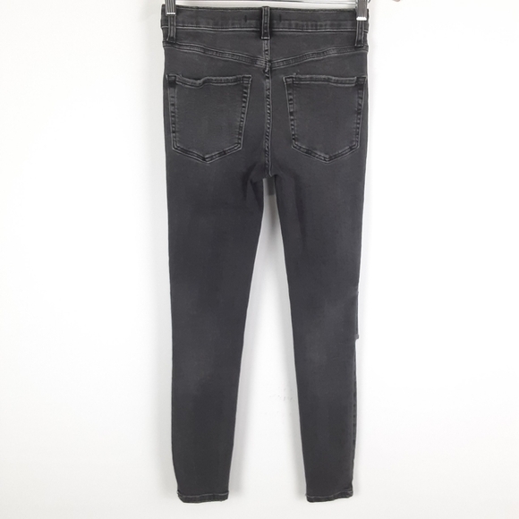 Free People Knee Distressed Skinny Jeans - Picture 5 of 10